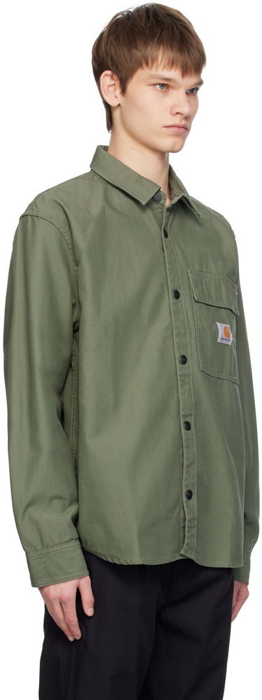 Skjorte Carhartt WIP Workwear Button-Up Shirt Jacket Blå | I033443, 4