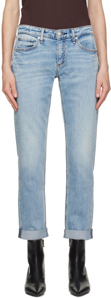 Jeans rag & bone Rag & Bone Dre Boyfriend Jeans Blå | WDD23H2678FUDA, 0