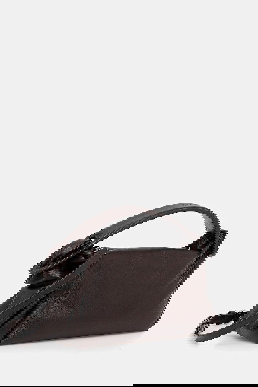 Håndtaske KENZO Kenzo Knotted Leather Shoulder Bag Brun | FE62SA818L01, 1