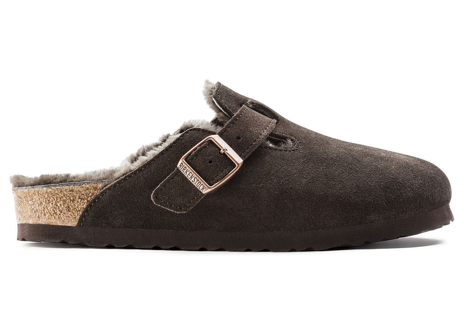 Sneakers og sko Birkenstock Boston Shearling Suede Mocha Brown Brun | 1006408/1006409, 0
