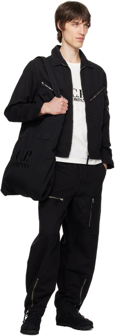Cargo bukser C.P. Company C.P. Company Cotton Linen Cargo Pants Sort | 18CMPA104A-006273G, 3