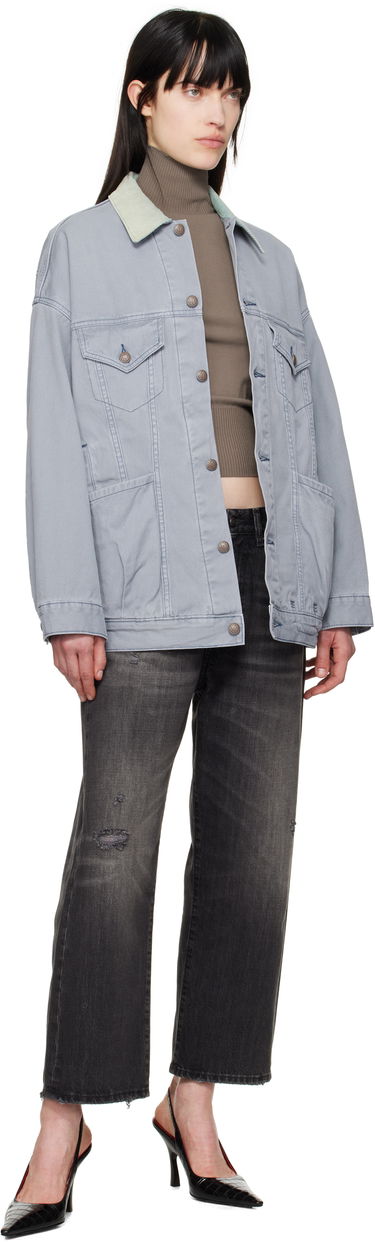 Jakke R13 R13 Lacey Trucker Denim Jacket Blå | R13WD210-D279A, 3