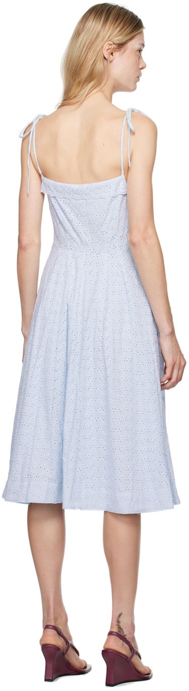Kjole GUIZIO Guizio Acadia Midi Dress Blå | P24403W098, 2