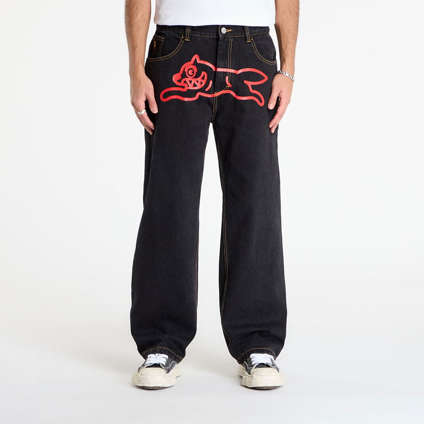 Jeans BILLIONAIRE BOYS CLUB Running Dog Double Scoop Denim Pant Sort | ICD002 Black