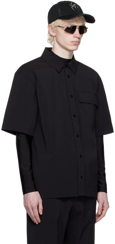 Skjorte Han Kjøbenhavn Han Kjobenhavn Bonded Shirt Sort | M-132712, 1