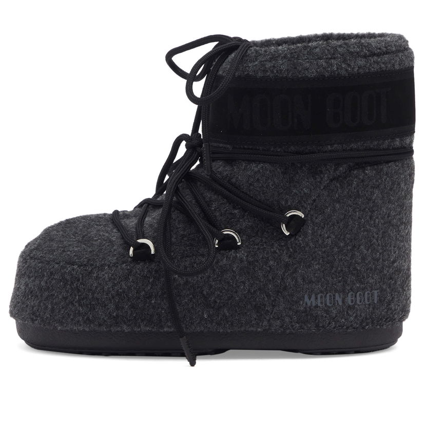 Sneakers og sko Moon Boot Low Icon Felt Boots Grå | 80D1409590-N003