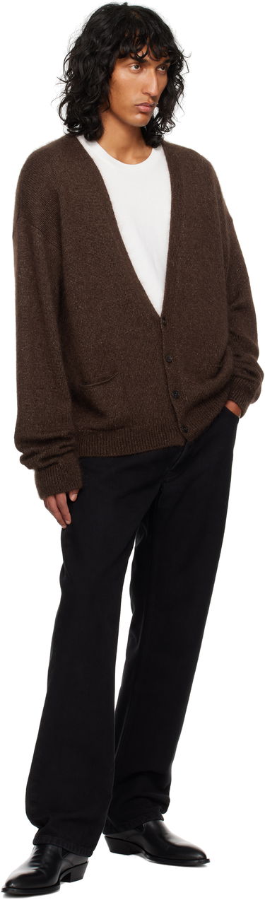 Sweater The Row Howser Knit Cardigan Brun | 516-Y872, 3