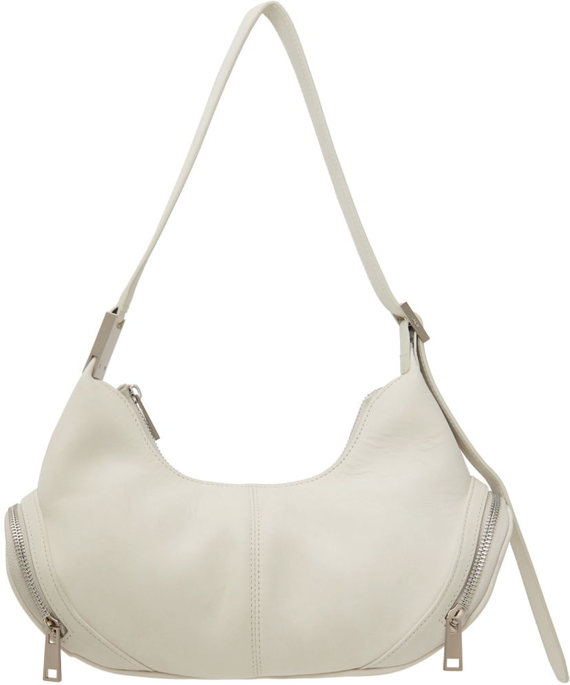 Skuldertaske OSOI Leather Shoulder Bag Beige | 24FWB03013125