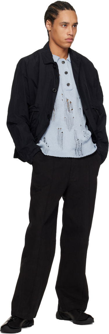 Vindjakke C.P. Company C.P. Company Flatt Nylon Blazer Sort | 18CMBZ021A-005991G, 3