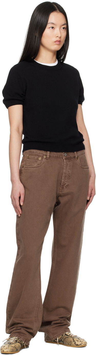 Sweater &Daughter &Daughter Emer Cashmere T-shirt Sort | CH04633, 3