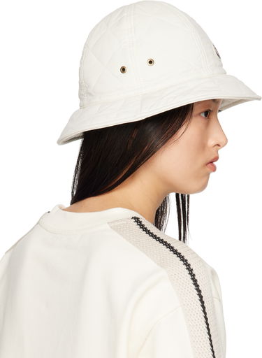 Hat Moncler Moncler Quilted Bucket Hat Hvid | K10933B00033M6310, 2