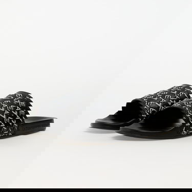 Sneakers og sko Emporio Armani EA7 Water Sport All Over Slipper U Full Black/White Sort | 7X000109AF15125MC138, 5