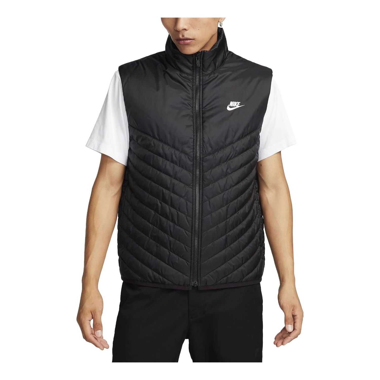 Vest Nike Therma-FIT Windrunner Midweight Puffer Vest Sort | FB8202-011, 0