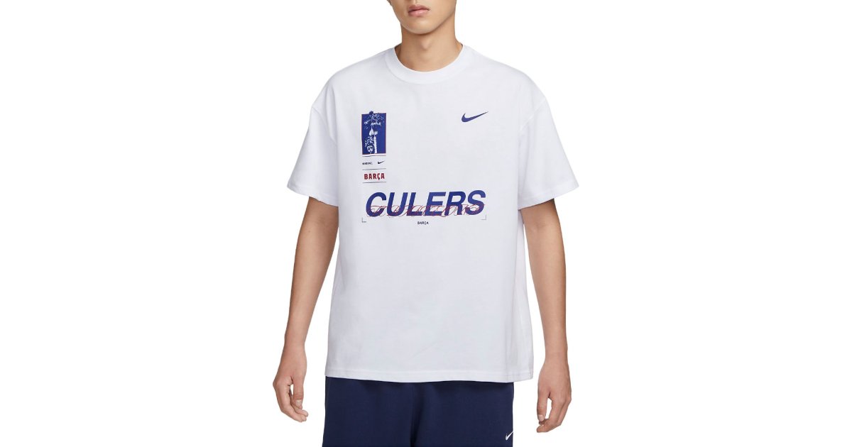 T-shirt Nike Max90 FC Barcelona Hvid | fd1094-100, 1