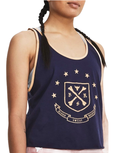 Tanktop Under Armour Pjt Rck Q3 Arena Tank Mørkeblå | 1380185-410