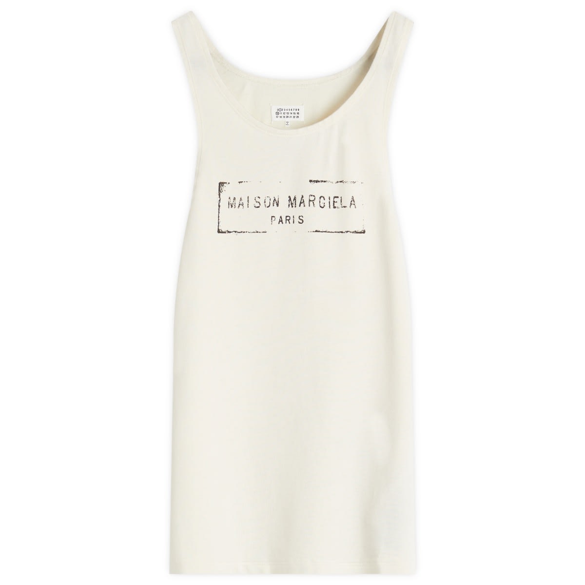 Tanktop Maison Margiela Maison Margiela Logo Vest Top Beige | S51NL0048S24522103, 0