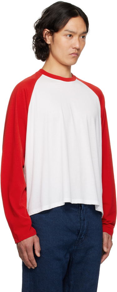 T-shirt The Row The Row Jameson Baseball T-Shirt Hvid | 875-K421, 1