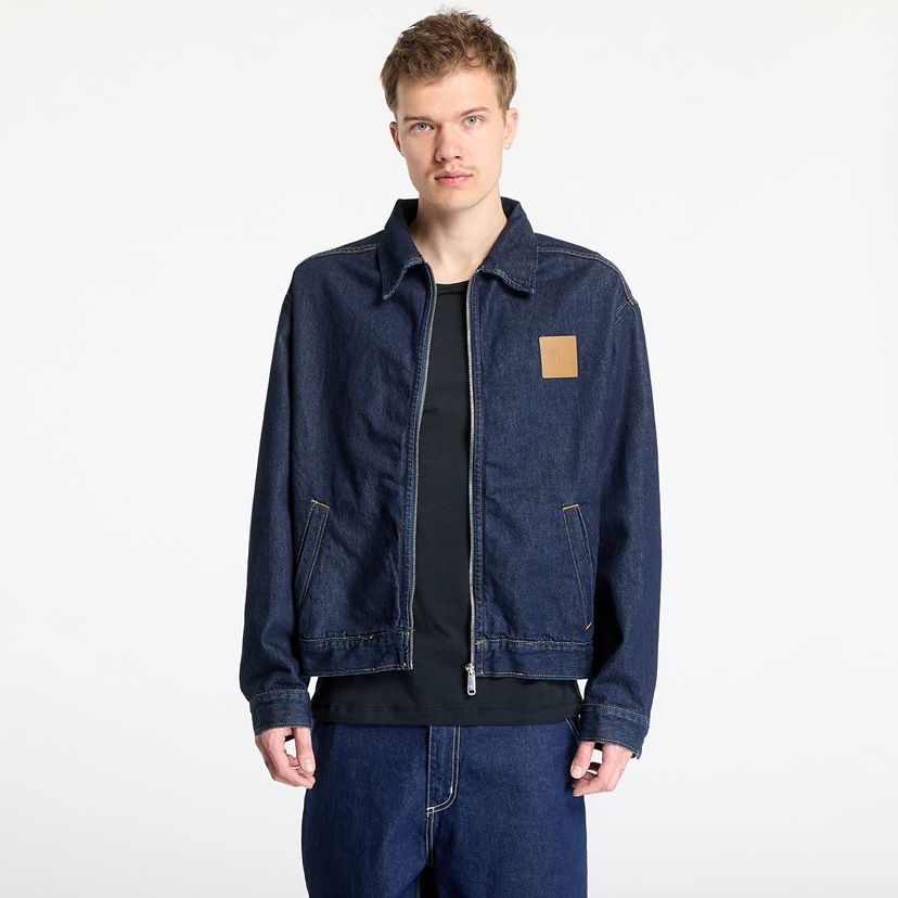Jakke CALVIN KLEIN Calvin Klein Jeans Relaxed Zip Denim Jacket Blå | J30J327087 1AP
