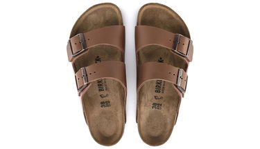 Sneakers og sko Birkenstock Arizona Natural Leather Regular Fit Brun | 1019019, 4