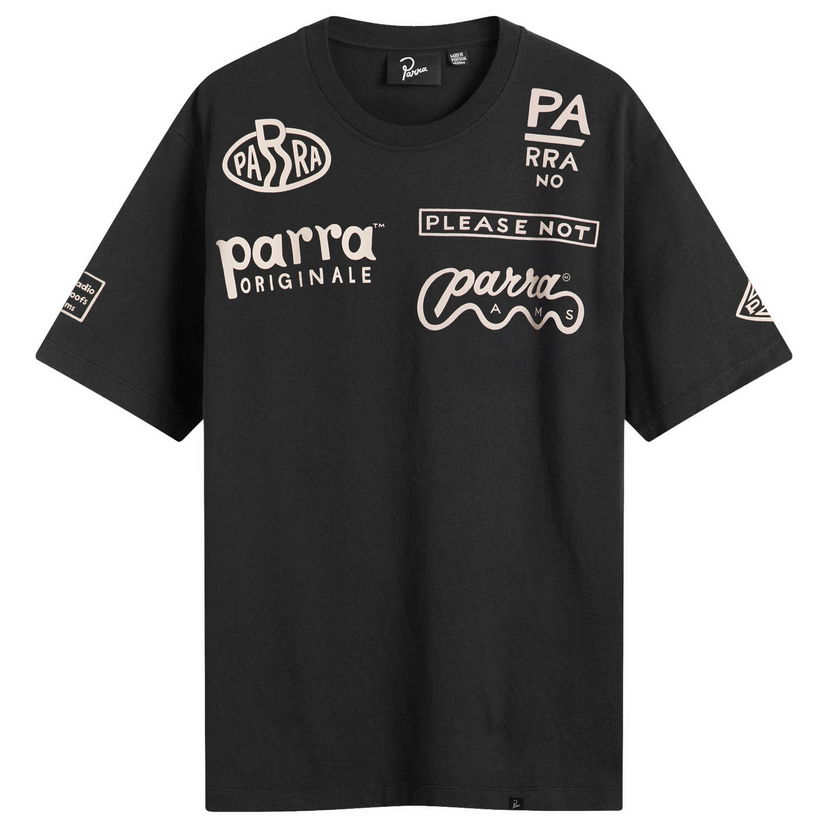 T-shirt By Parra Parra Media Training T-Shirt Sort | 54406-BLK