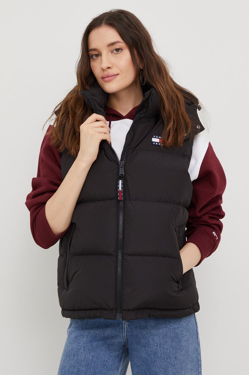 Vest Tommy Hilfiger Tommy Vest Sort | DW0DW14290.9BYY, 0