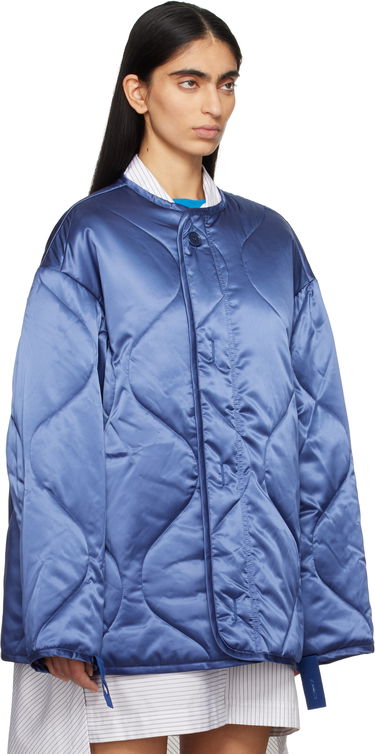 Puffer jakke JW Anderson JW Anderson Oversized Quilted Jacket Blå | JK0374-PG1680, 1
