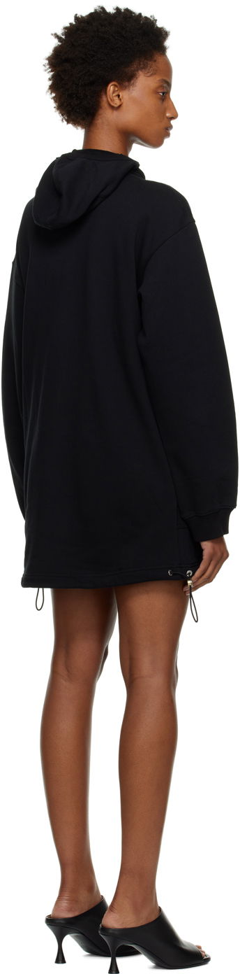 Sweatshirt Dion Lee Interlock Mask Hoodie Dress Sort | C3079F22, 2