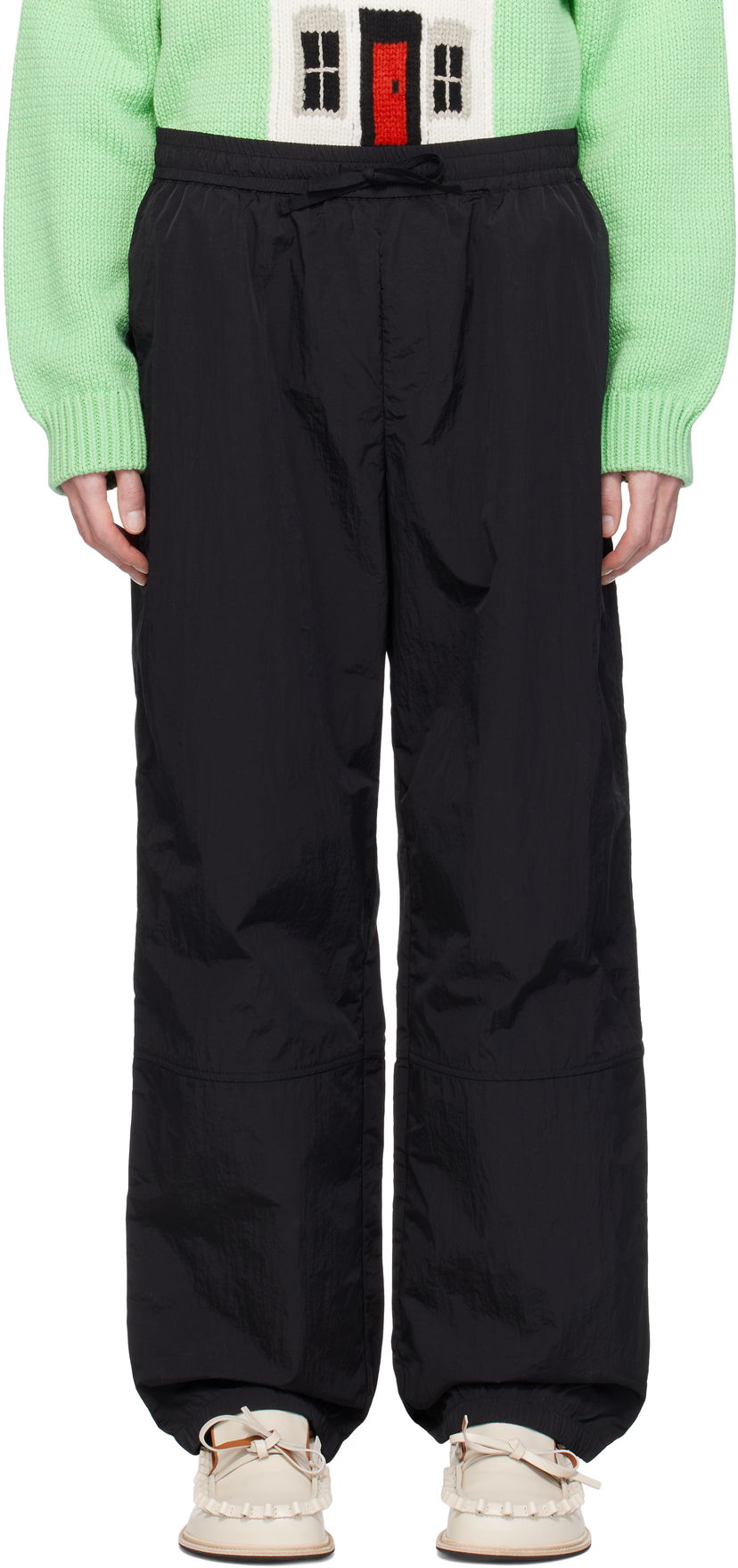 Joggingbukser JW Anderson JW Anderson Panelled Track Pants Sort | TR0395-PG1697