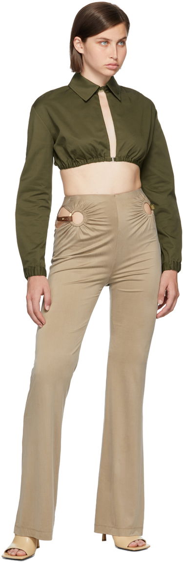 Bukser Dion Lee Dion Lee Horse Bit Trousers Beige | A2277P21, 3