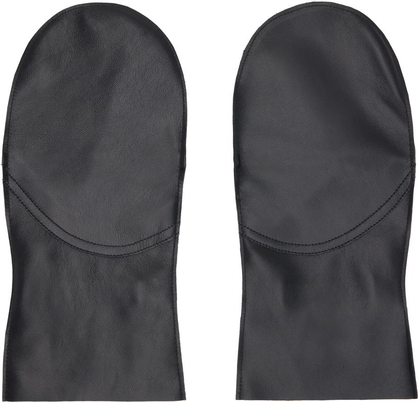 Handsker sage NATION SAGE NATION Leather Mittens Sort | S143 MITTENS LEATHER BLACK