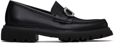 Sneakers og sko FERRAGAMO Salvatore Ferragamo Gancini Ornament Lug Sole Loafers Sort | 773850, 0