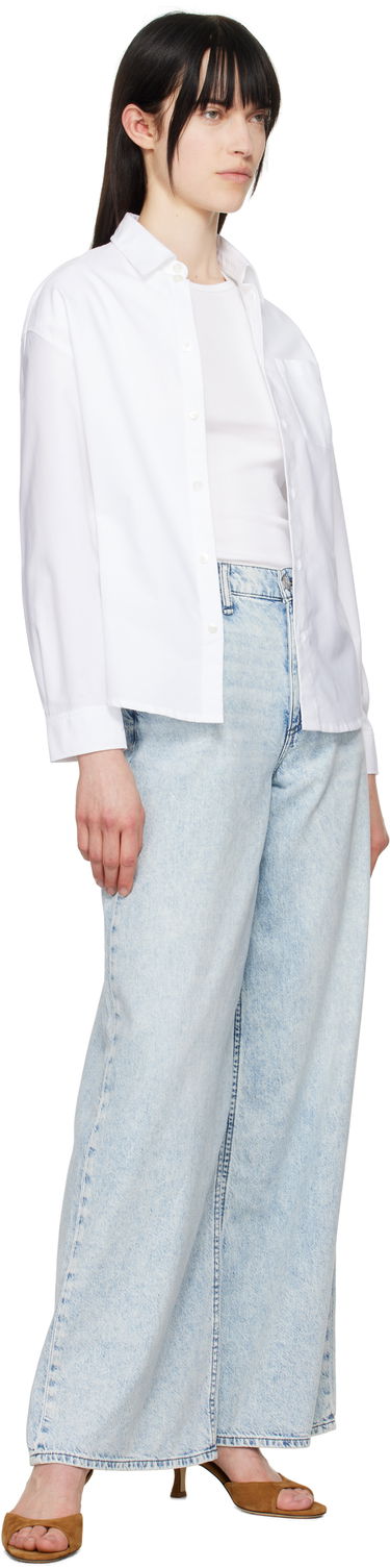 Jeans rag & bone Rag & Bone Featherweight Sofie Wide-Leg Jeans Blå | WDD25S2952FWBE, 3