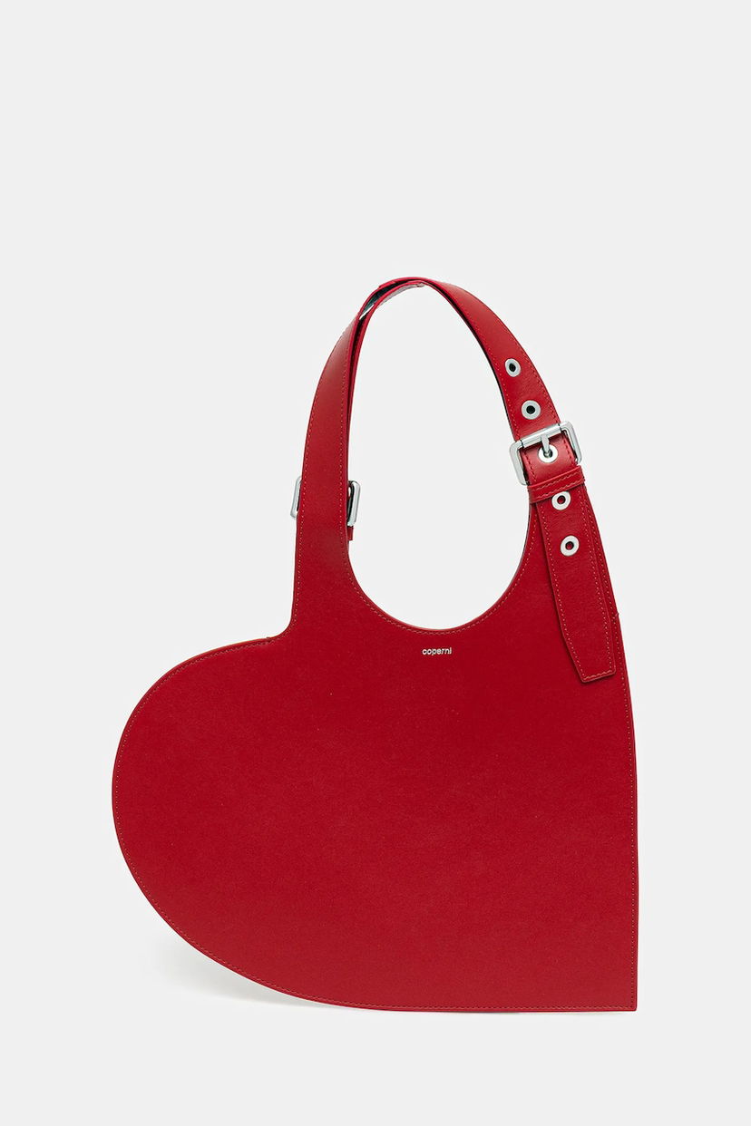 Mulepose Coperni Coperni Belt Heart Tote Bag Rød | COPBA112F6012