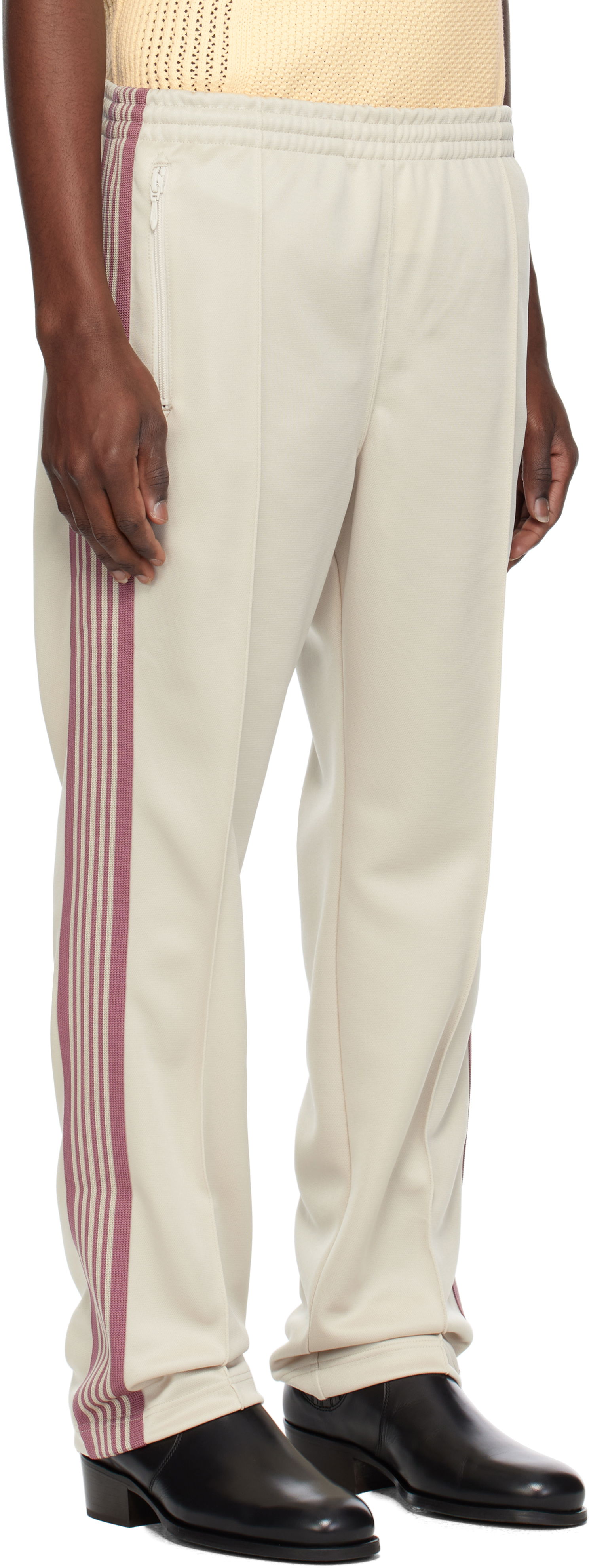 Joggingbukser Needles Needles Narrow Track Pants Beige | QV308, 1