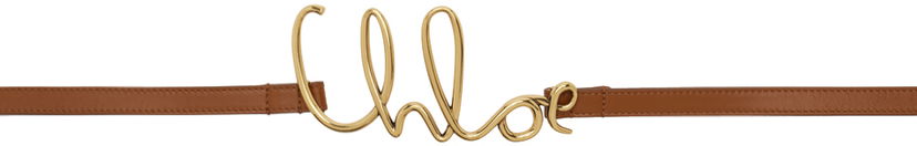 Bælter CHLOÉ Small 'The Iconic' Belt Brun | CHC24AC066SFB