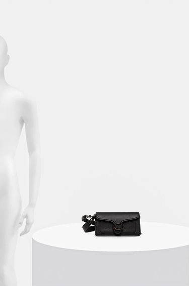 Skuldertaske Coach Tabby Leather Shoulder Bag Sort | CY201, 5
