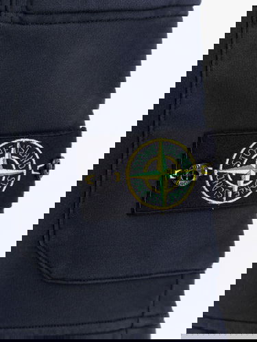 Shorts Stone Island Men's Blue Cotton Bermuda Shorts with Patch Pocket Mørkeblå | K1S156200012S0051V0020, 2