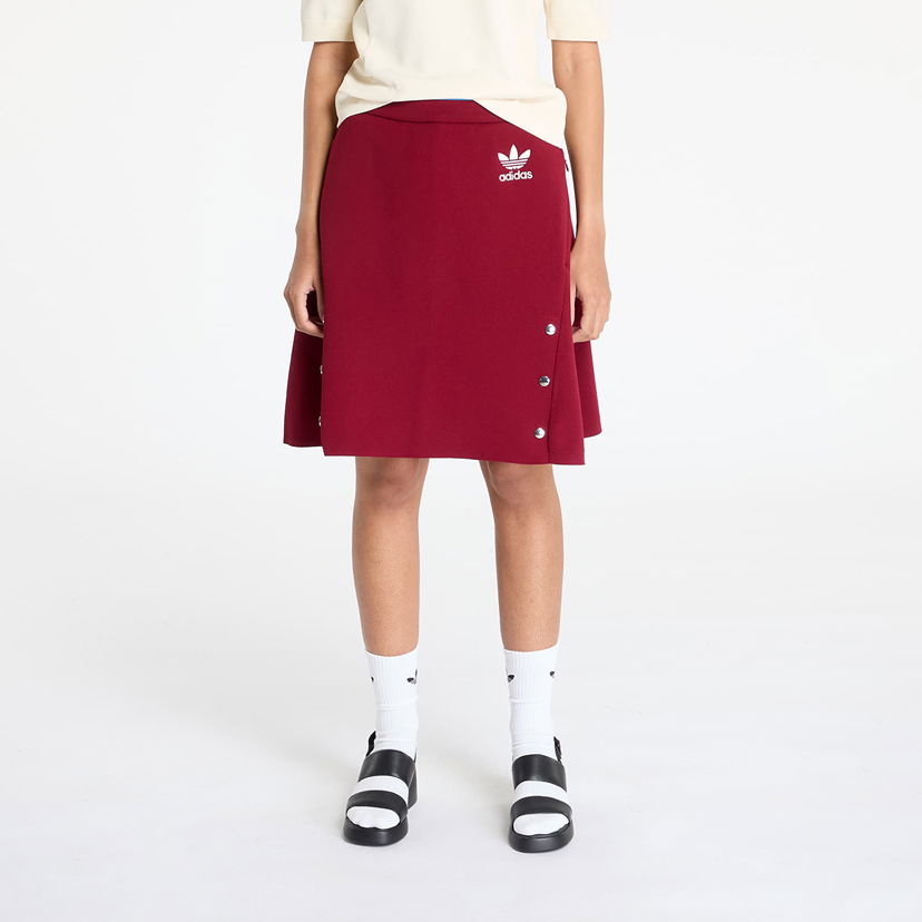 Nederdel adidas Originals Wales Bonner x Knit Skirt Rød | JL9588