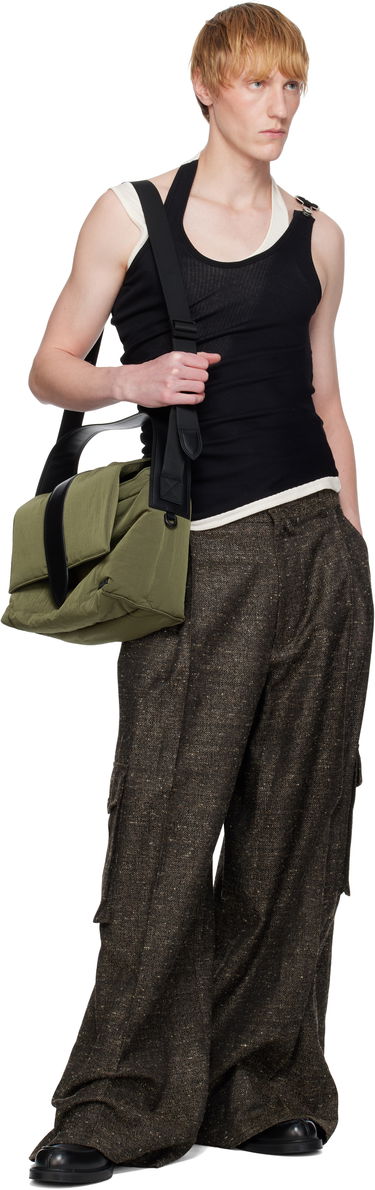 Skuldertaske Jacquemus JACQUEMUS La Croisière 'The Bambino' Messenger Bag Grøn | 25E255BA422-3174, 3