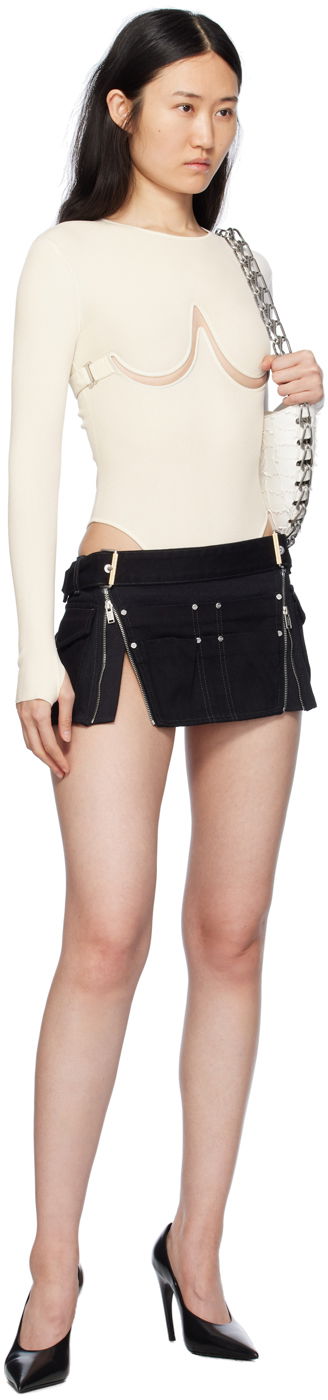 Krop Dion Lee Double Underwire Bodysuit Hvid | A7791PS24, 4