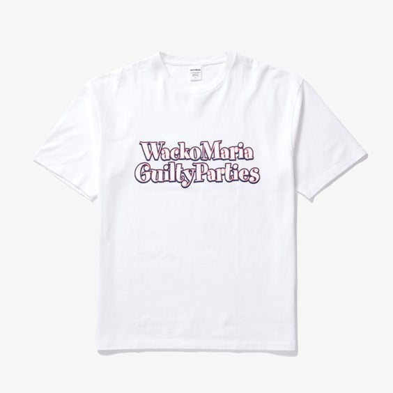 T-shirt WACKO MARIA Washed Heavy Weight Crew Neck T-shirt Hvid | 23SS-WMT-WT01