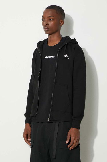 Sweatshirt Alpha Industries Basic Zip Hoody with Logo Print Sort | 118342.03, 0