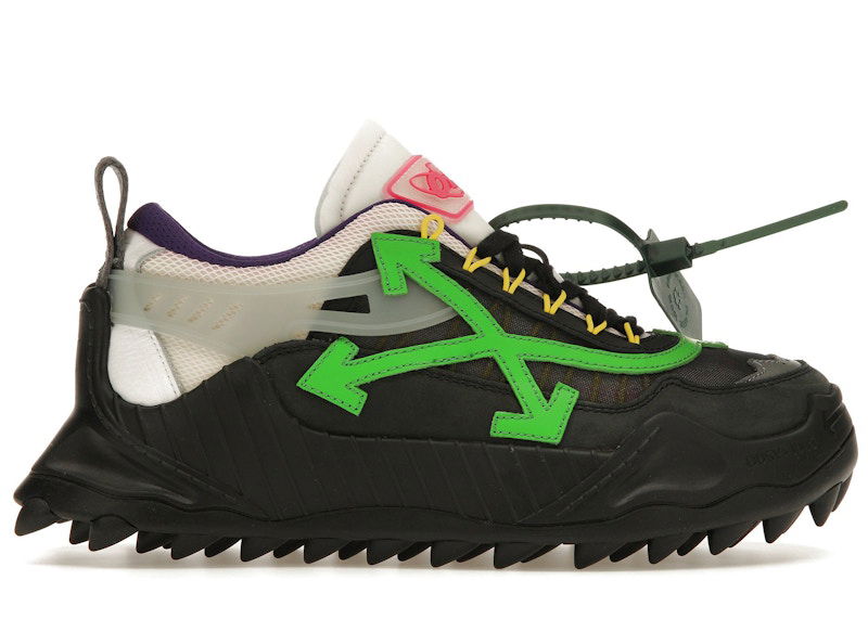 Sneakers og sko Off-White Odsy-1000 Cream White Green Beige | OMIA139S22FAB0010455, 0