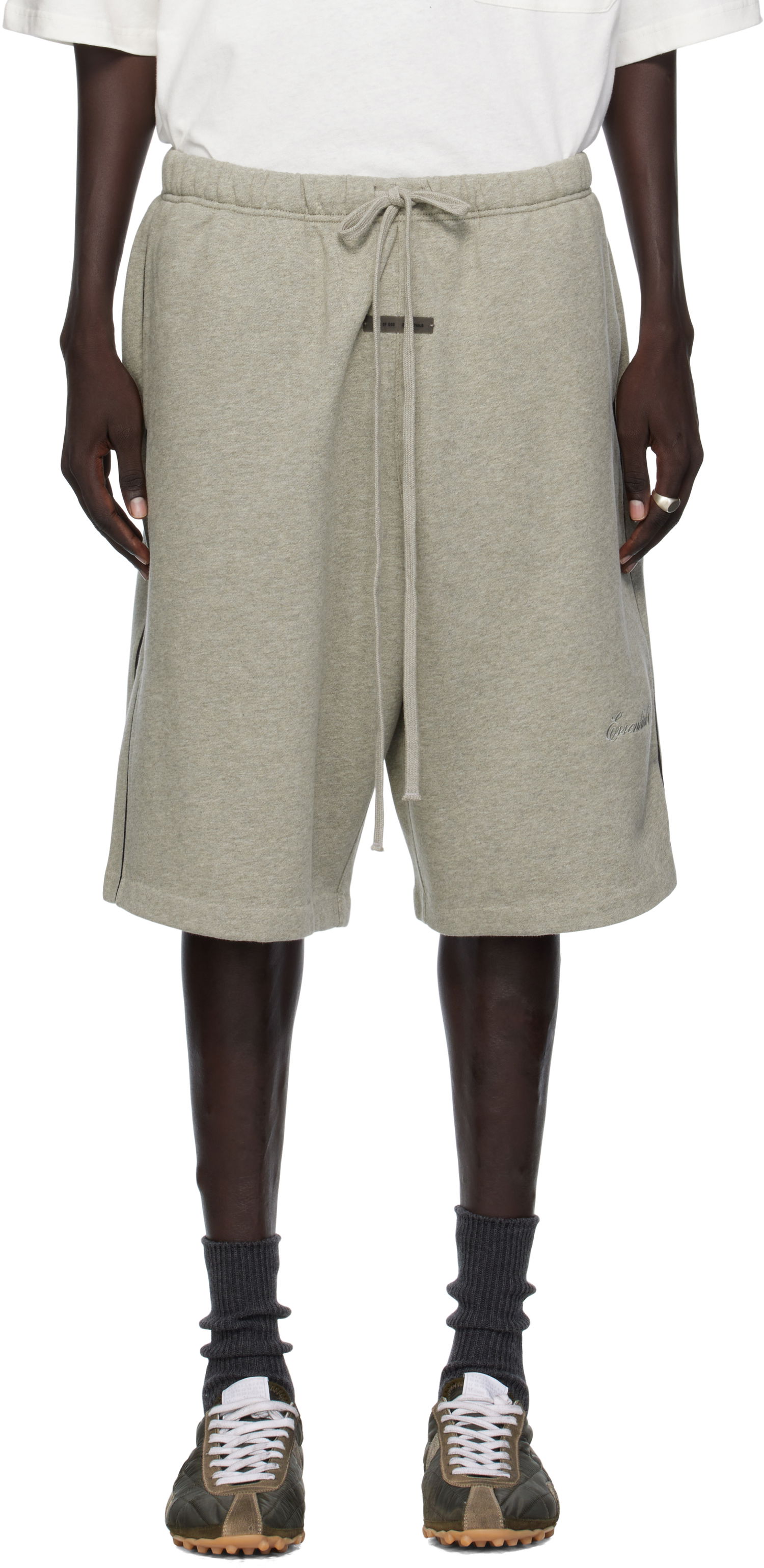 Shorts Fear of God Fear of God ESSENTIALS Basketball Jersey Shorts Grå | 160SP254555F, 0