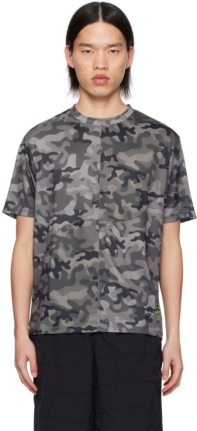 T-shirt Dime Gray Camo T-Shirt Grå | DIMESP249CHR