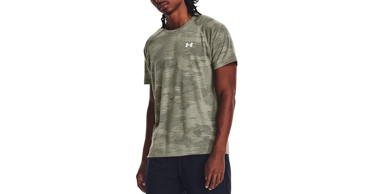 T-shirt Under Armour Streaker Speedcamo Grøn | 1380775-504, 1
