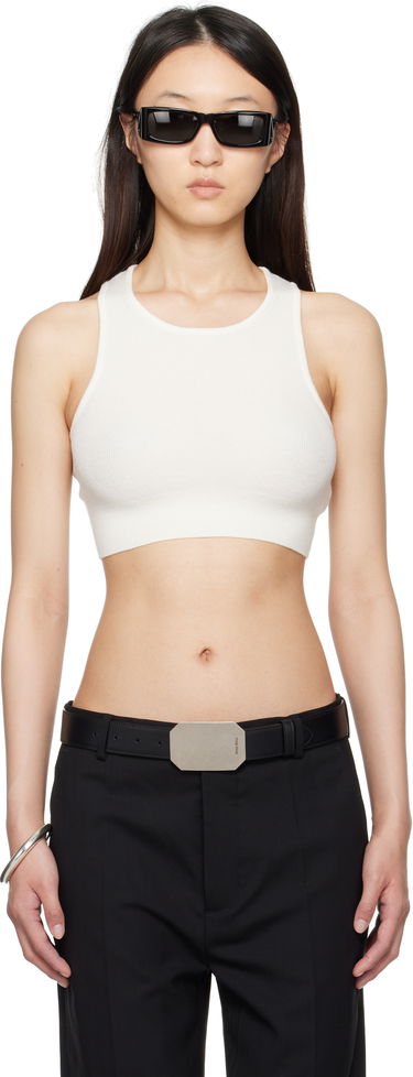 Tanktop Fear of God Fear of God ESSENTIALS Soft Rib Sport Tank Top Hvid | 192SP257694FW, 0