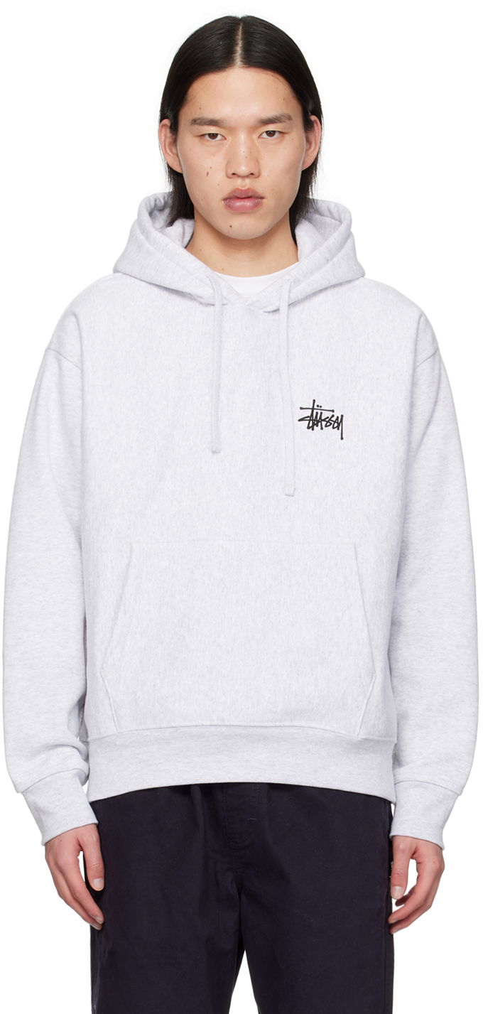 Sweatshirt Stüssy Stüssy Basic Hoodie Grå | 1925000