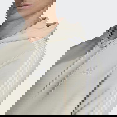 Sweatshirt adidas Performance Essentials Fleece 3-Stripes Hoodie Beige | HL2265, 2