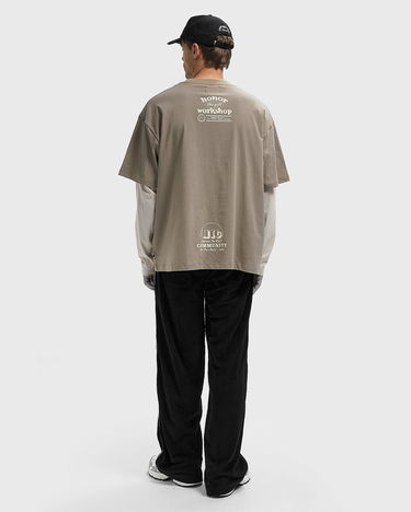 T-shirt Honor The Gift WHY NOT Short Sleeve T-Shirt Grå | HTG250392-TAUPE, 2